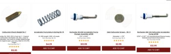 4 Jet Accelerator Pump Parts
